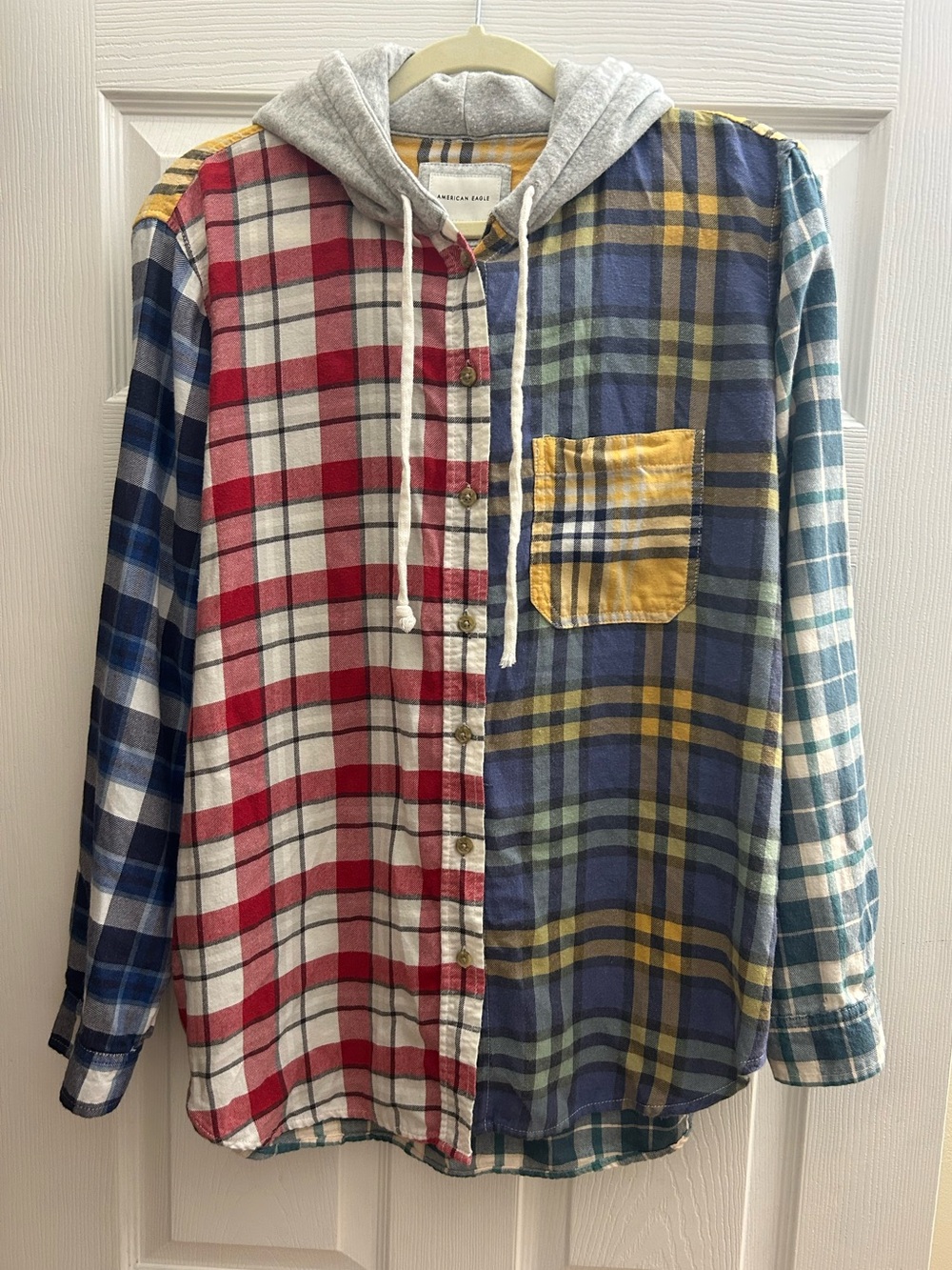 Hooded Flannel Shirt